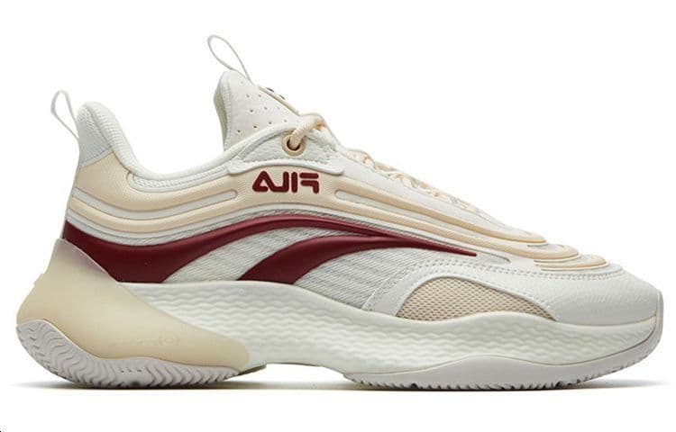 Женские кроссовки FILA FUSION Ray 2, кремово-белые, красные