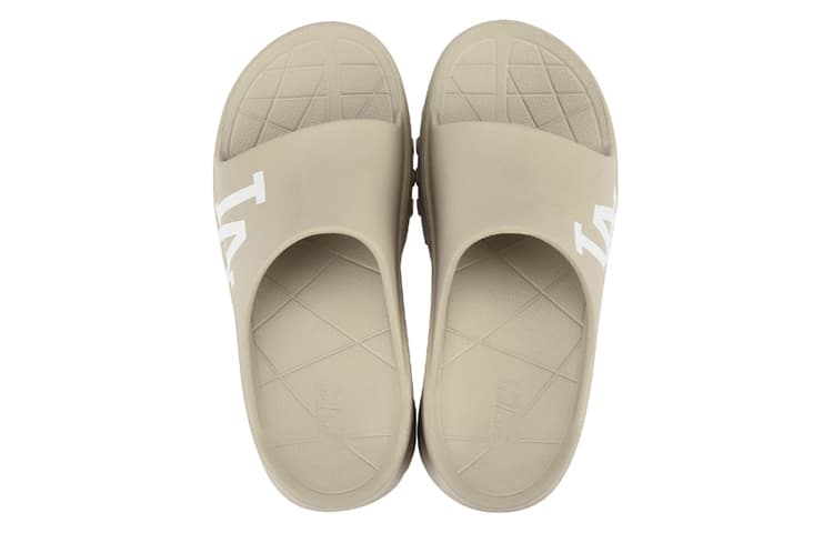 MLB Slipper Нескользящие шлепанцы на резиновой подошве унисекс цвета хаки