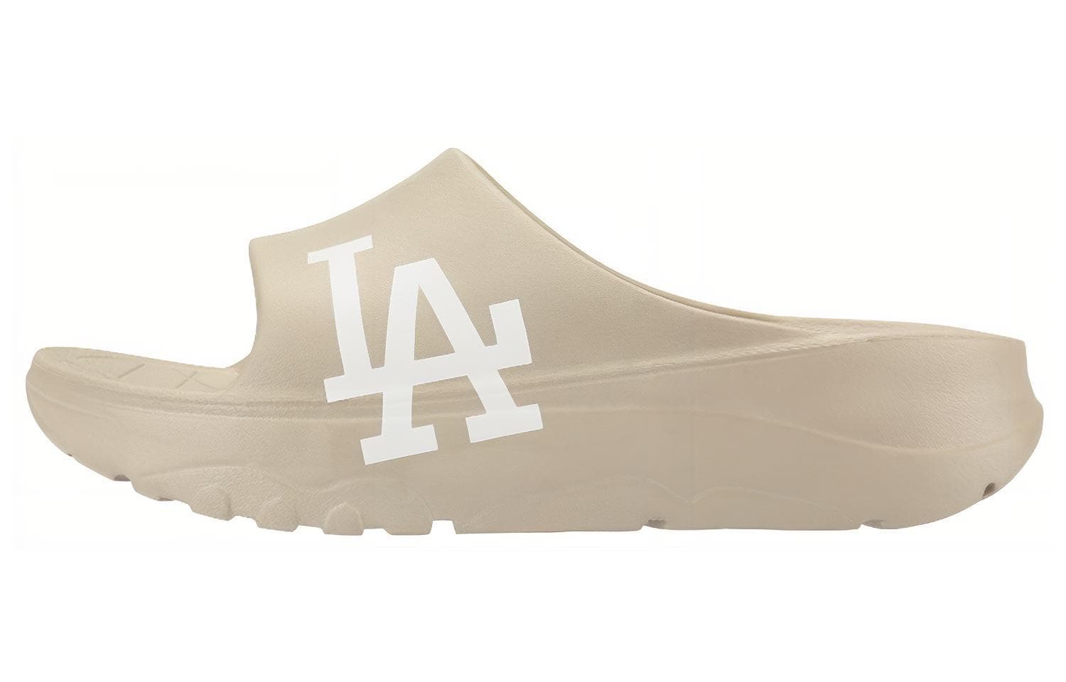 MLB Slipper Rubber Sole Slip-Resistant Slide Slippers Unisex Khaki