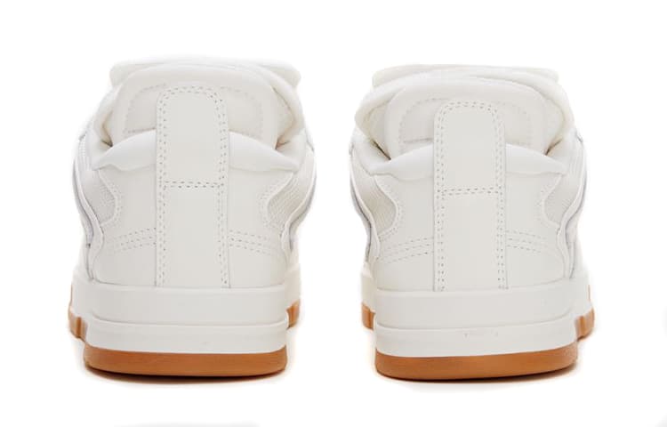 Нескользящие амортизаторы LiNing Wei Wu PRO, низкие туфли для скейтборда, женские чисто-белые