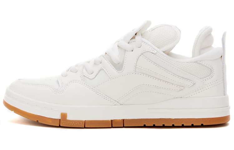 LiNing Wei Wu PRO Coverage Slip Resistant Cushioning Low top Skateboard Shoes Men's White