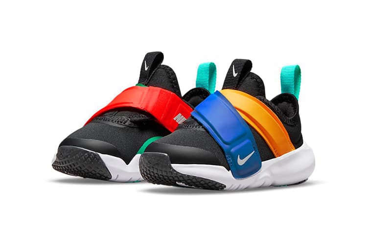 Кроссовки Nike Flex Advance BT Low Top Черный Синий Желтый Многоцветный для младенцев и малышей