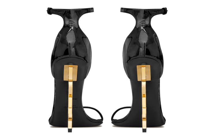 Сандалии SAINT LAURENT Opyum на высоком каблуке