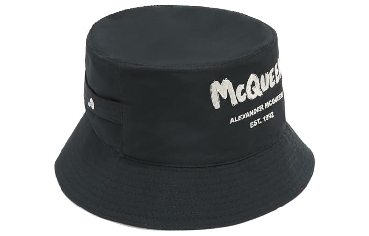 Alexander McQueen Graffiti Logo Bucket Hat