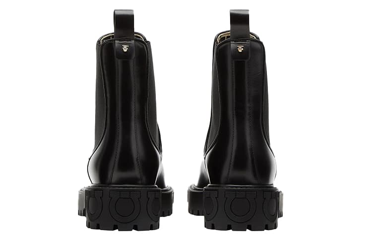 FERRAGAMO GANCINI Короткие женские ботинки челси, черные