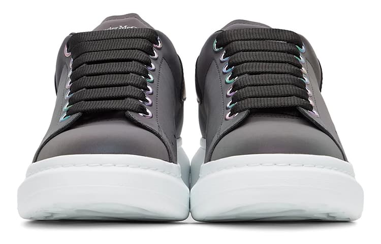 Кроссовки оверсайз Alexander McQueen 'Зеленый Фиолетовый Белый'