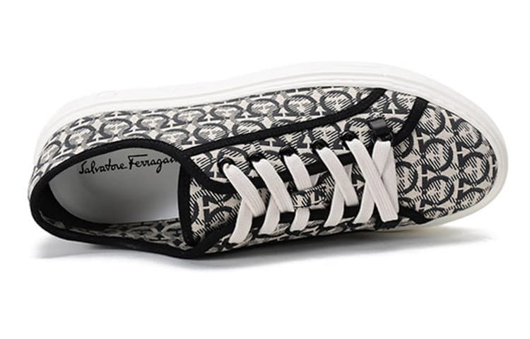 FERRAGAMO GANCINI Дышащие низкие туфли для скейтборда Balance, мужские бежевые, черные