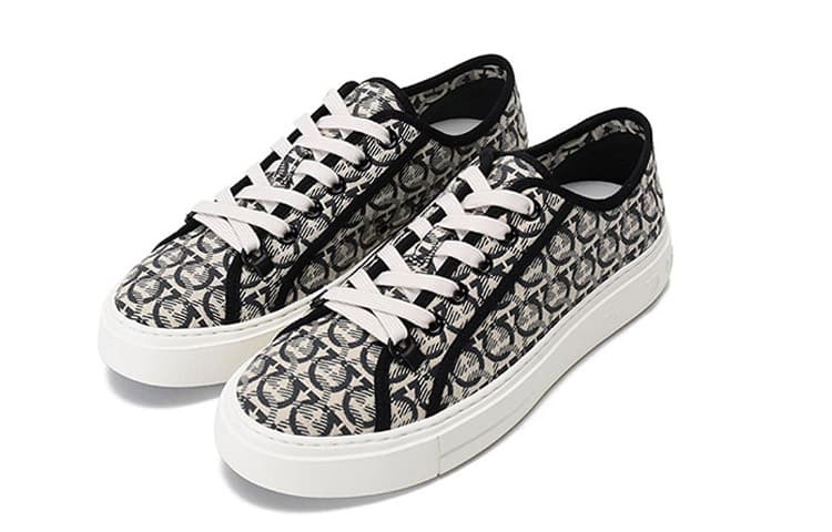 FERRAGAMO GANCINI Дышащие низкие туфли для скейтборда Balance, мужские бежевые, черные