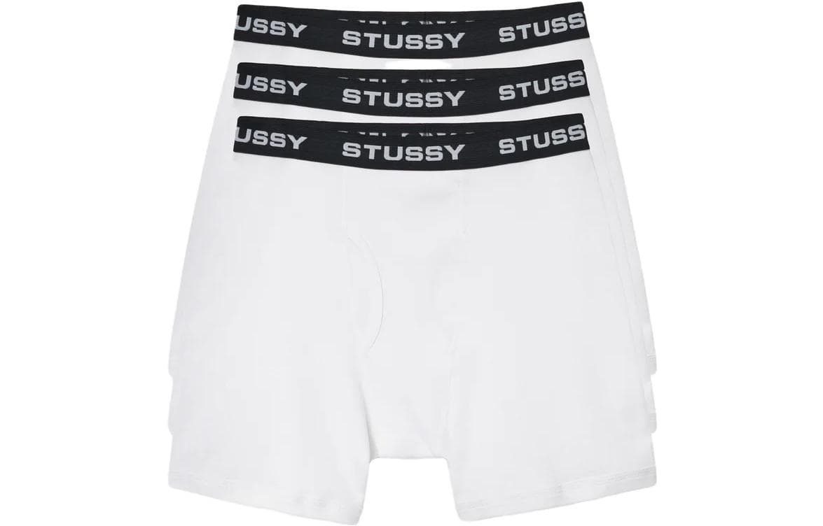 Набор из 3 трусов-боксеров Stussy, черный
