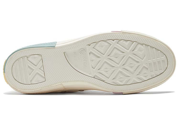 Женские Converse Chuck Taylor All Star, цвет "Белый Желтый"