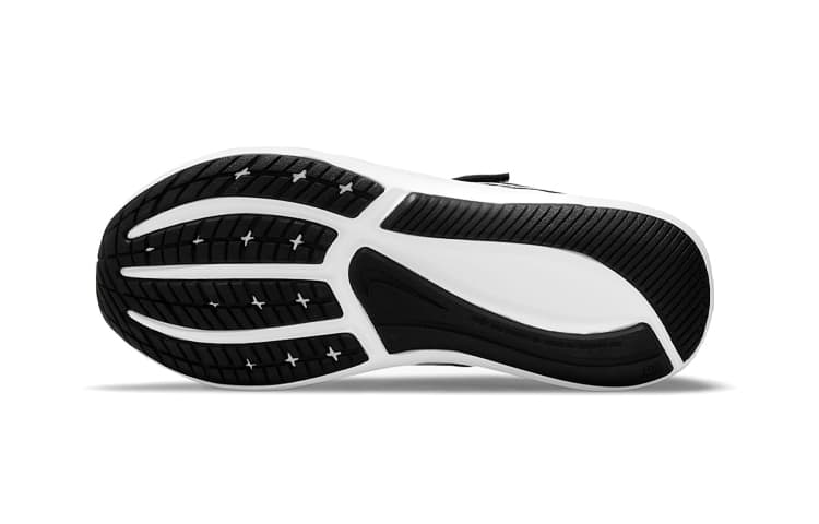 Nike Star Runner 3 Устойчивые к истиранию низкие детские кроссовки для бега черного и белого цвета для детей от 3 до 7 лет