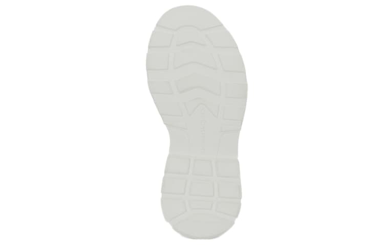 Женские низкие кроссовки с блестками Alexander McQueen Tread Slick, серебристые