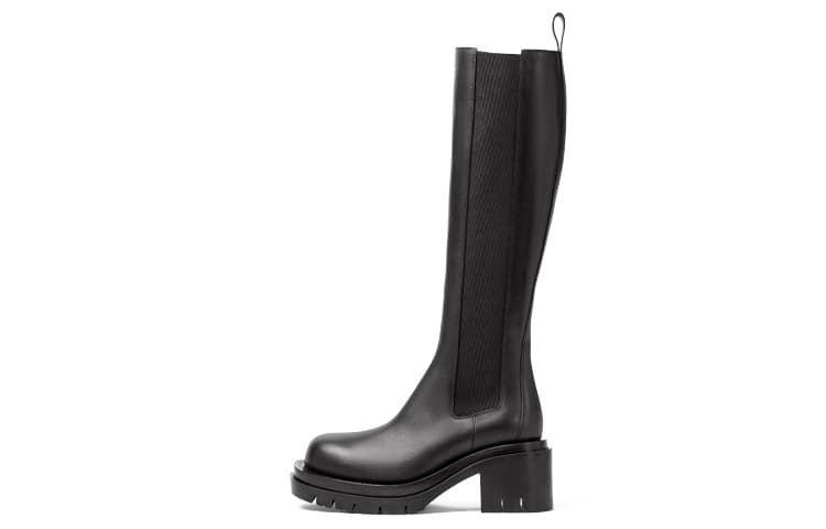 Bottega Veneta Lug High Boots Black Women's