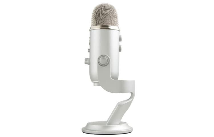 Микрофон для караоке Logitech Blue Yeti, большой снежный монстр, USB-компьютерный профессиональный конденсаторный микрофон