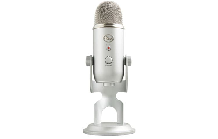 Микрофон для караоке Logitech Blue Yeti, большой снежный монстр, USB-компьютерный профессиональный конденсаторный микрофон