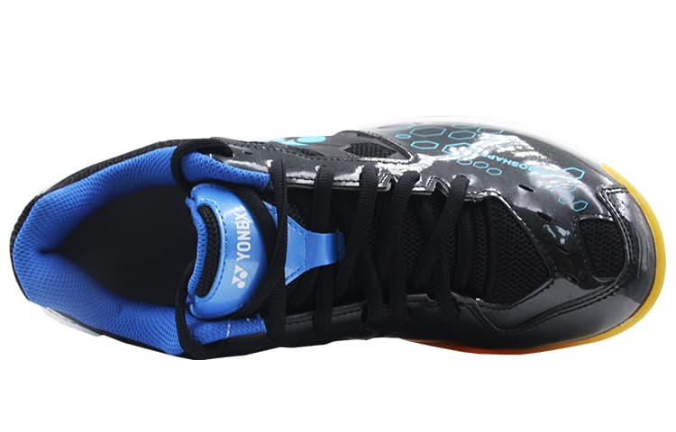 YONEX Power Cushion, устойчивые к истиранию, низкие кроссовки для бадминтона, унисекс, черный, синий