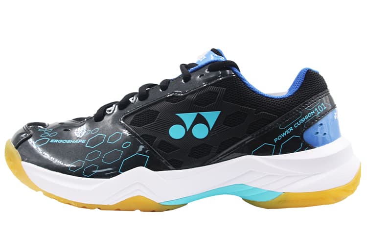 YONEX Power Cushion Slip Resistant Abrasion Resistant Low top Badminton Shoes Unisex Black Blue