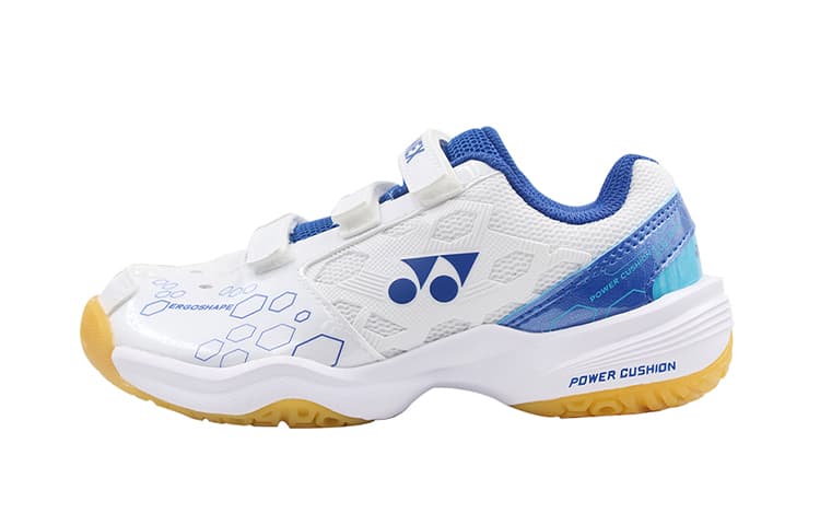 YONEX Power Cushion Low top Badminton Shoes White Blue Kids