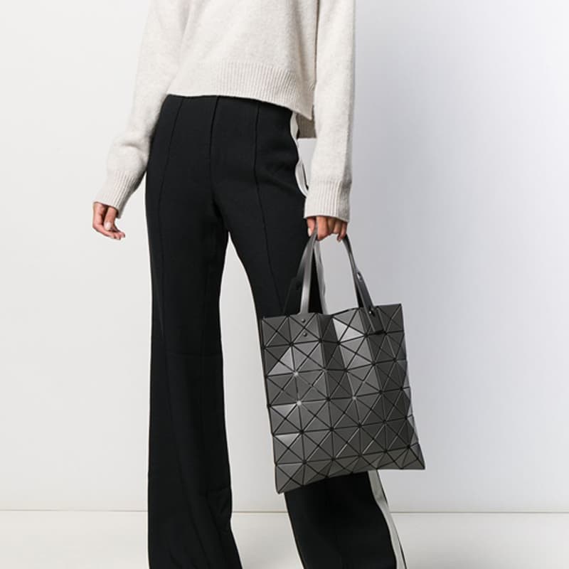 ISSEY MIYAKE Prism Сумочка из полиэстера женская серая