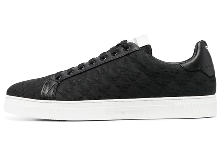 EMPORIO ARMANI Logo Printed Lace Up Sneakers