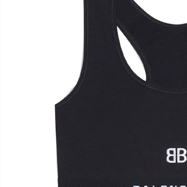 Спортивный бюстгальтер Balenciaga, черный