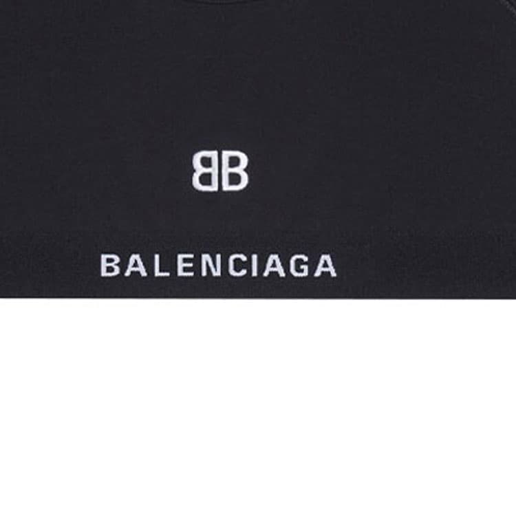 Спортивный бюстгальтер Balenciaga, черный