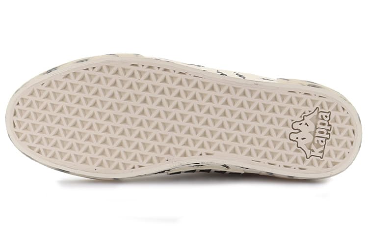 Kappa Износостойкие Нескользящие Низкие Туфли Для Скейтборда Унисекс Белый Черный