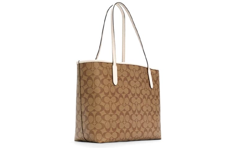 COACH Snoopy, Большая сумка из искусственной кожи Collaboration City, сумка для покупок, сумочка, сумка через плечо, женская, цвета хаки