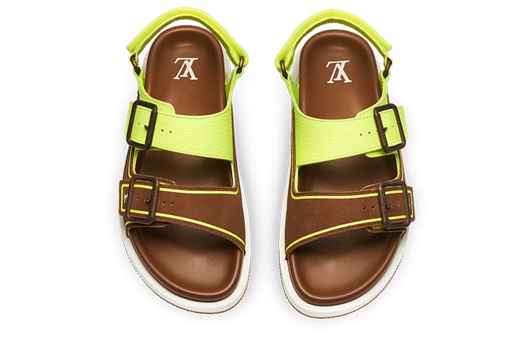 Кроссовки LOUIS VUITTON X Nba 'Brown Neon Green'