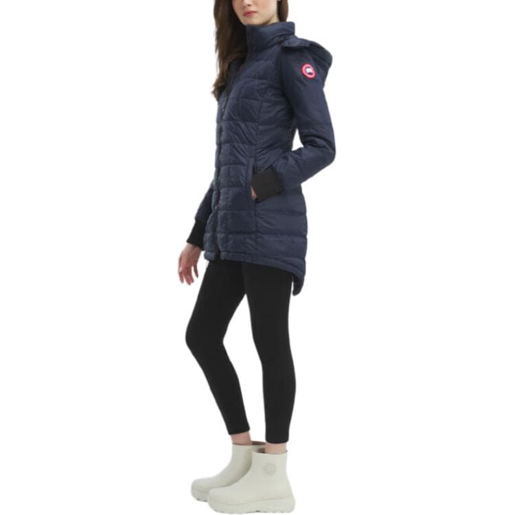 Пуховик Canada Goose женский синий