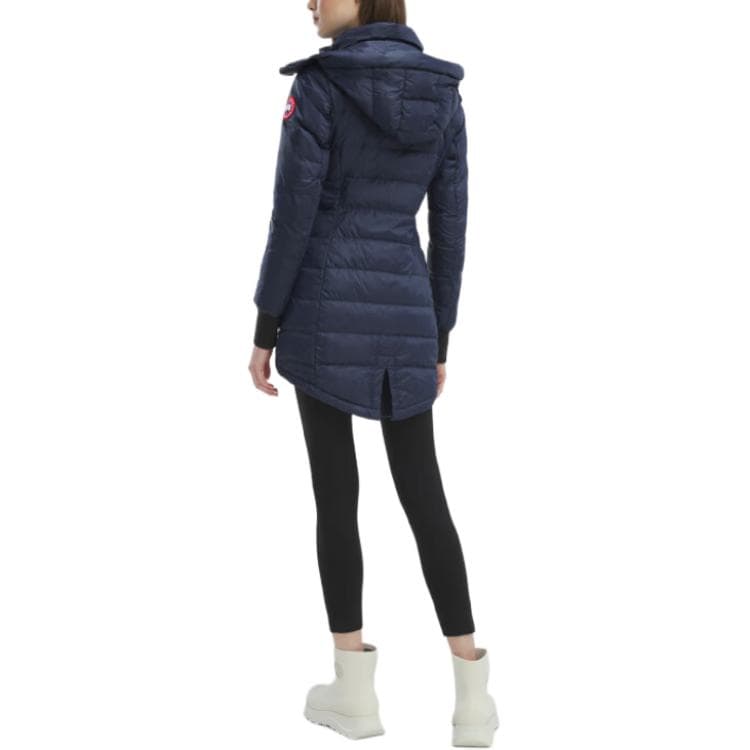 Пуховик Canada Goose женский синий