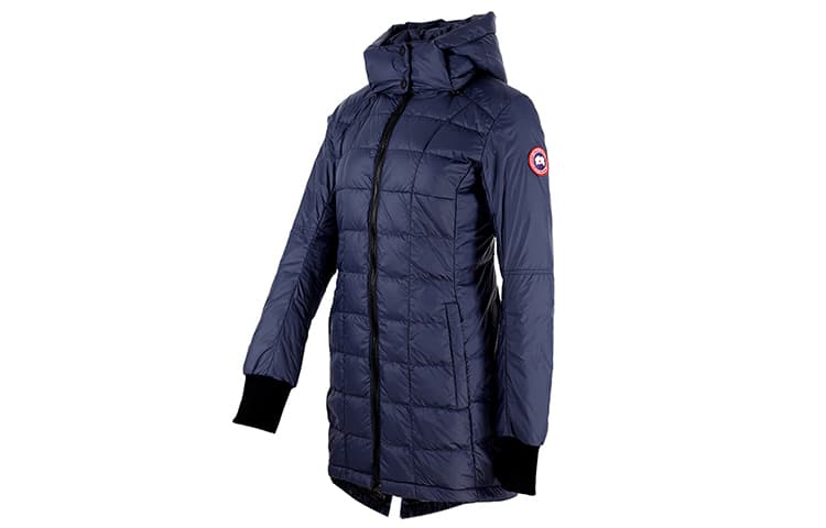 Пуховик Canada Goose женский синий
