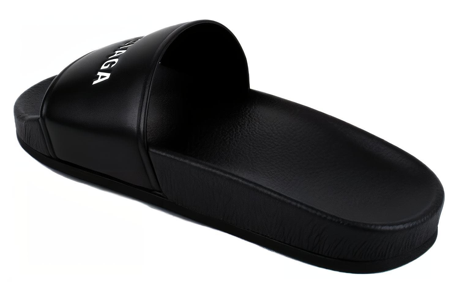 Шлепанцы для бассейна Balenciaga, женские, черно-белые