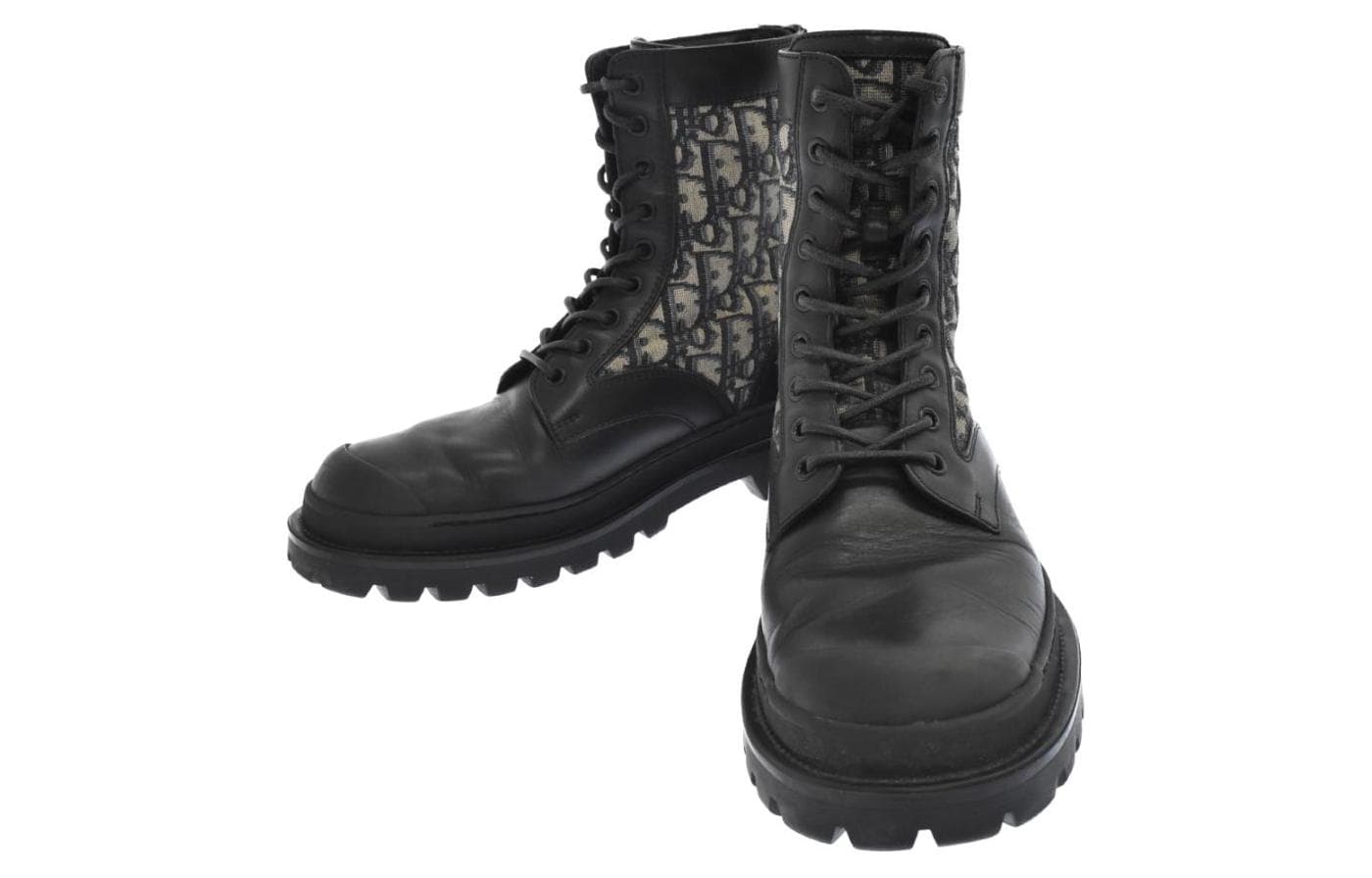 Ботинки DIOR Explorer Martin, мужские, бежевые, черные