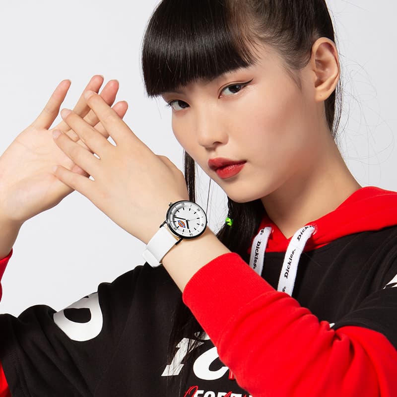 Наручные часы Dickies Кварцевый механизм Силиконовый ремешок Белый циферблат Унисекс Коробка Ограниченная серия