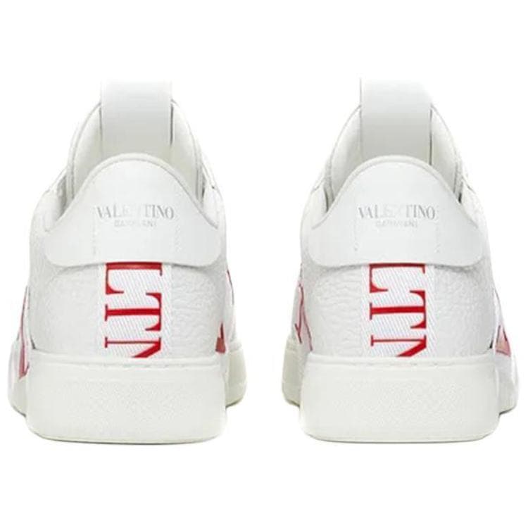 Valentino VL7N Низкие стильные туфли для скейтбординга мужские белые красные