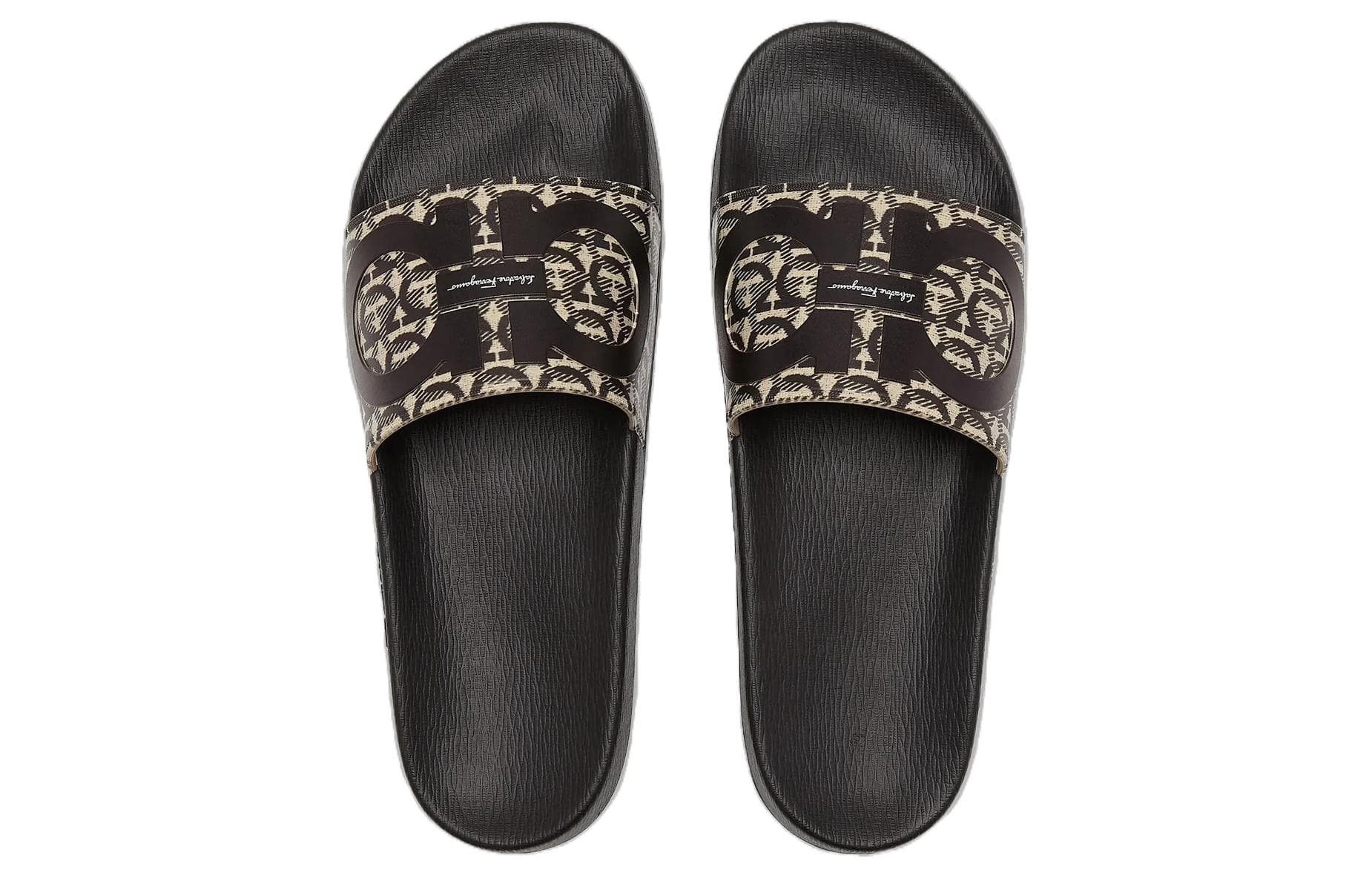 FERRAGAMO Шлепанцы с логотипом Gancini