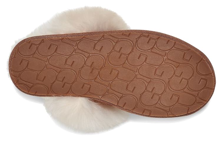 Тапочки UGG / Домашние тапочки Каштановый