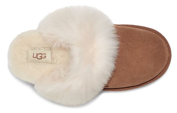 Тапочки UGG / Домашние тапочки Каштановый