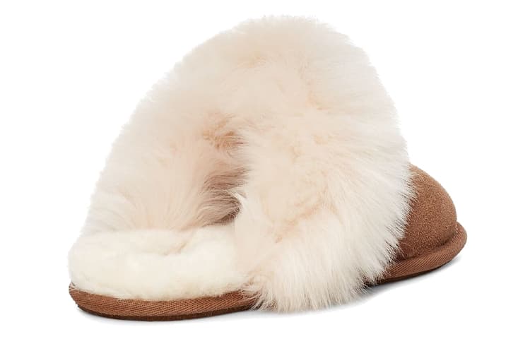 Тапочки UGG / Домашние тапочки Каштановый