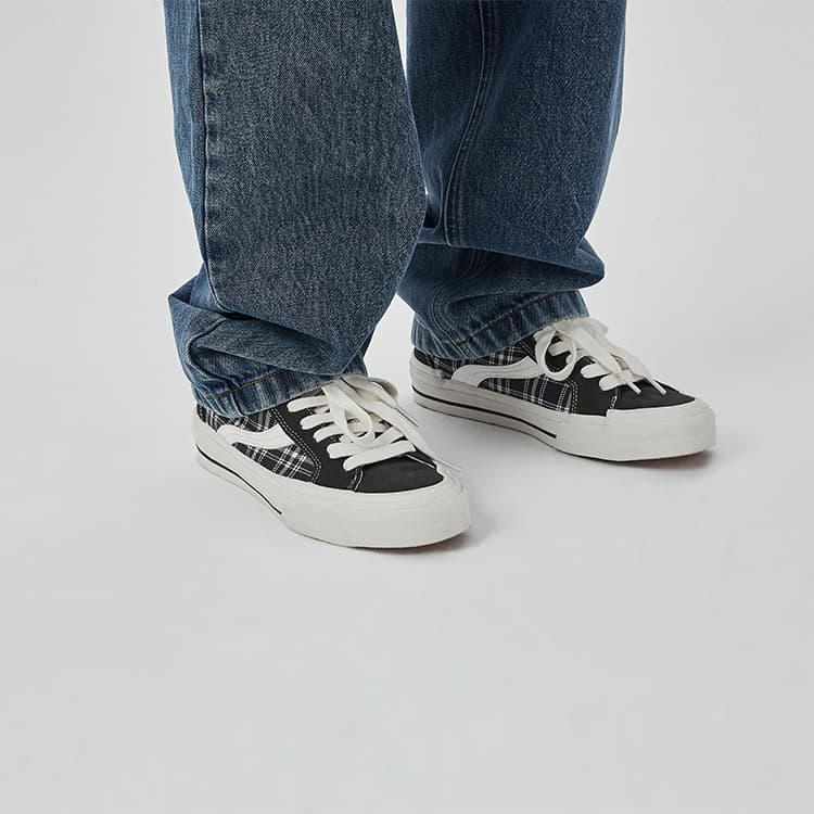 Vision Street Wear x Odd CIRKUS Astley Pro Обувь для скейтборда со средним верхом Унисекс Черный Белый