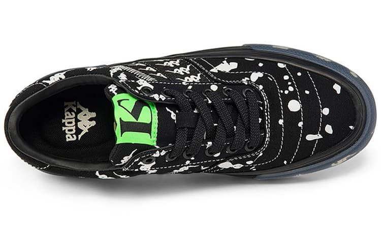 Kappa Низкие туфли для скейтборда Унисекс Черный Белый Зеленый