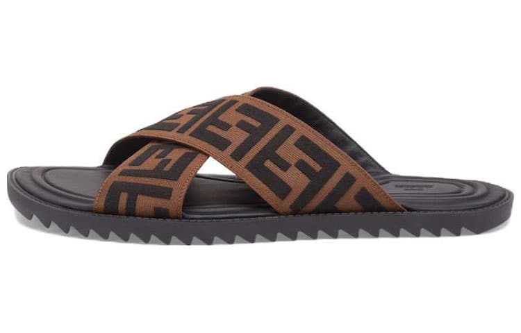 FENDI Slides 'Brown'