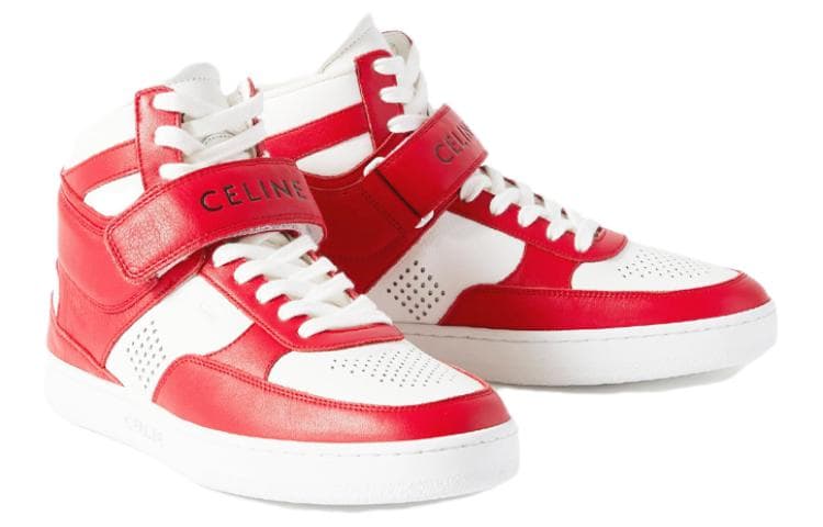 CELINE CT 03 Высокие стильные туфли для скейтбординга мужские красные