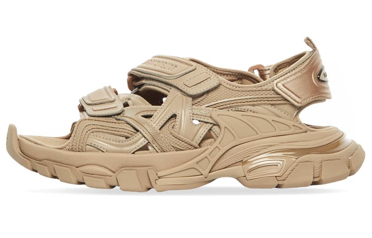 Balenciaga Track Sandals 'Beige Neoprene And Rubber' Women's