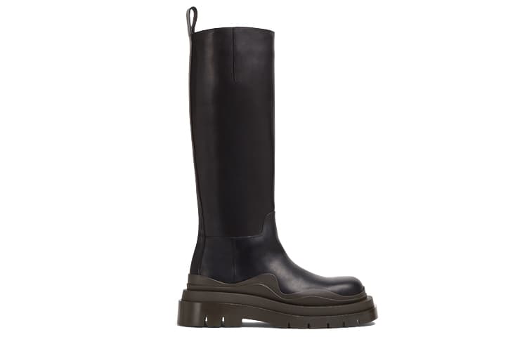 Ботинки Bottega Veneta Tire, черные женские