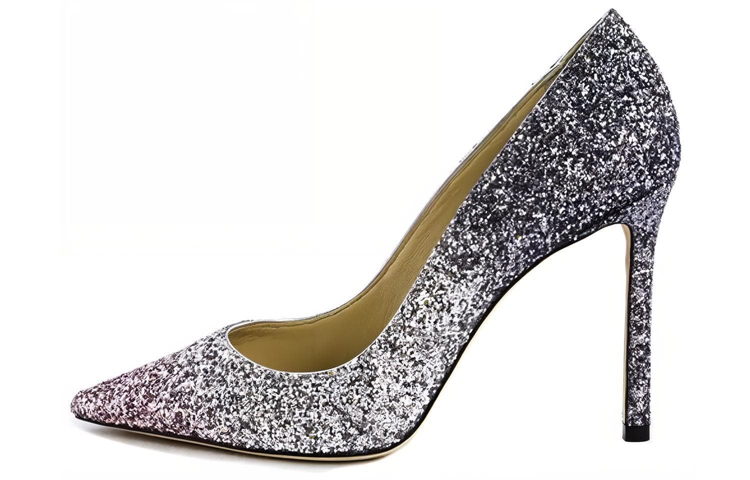 Jimmy Choo ROMY Slim Heel High Heels 10cm Women's Purple Silver Gradient