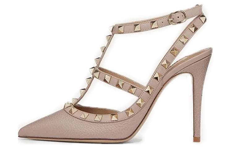 Valentino Garavani Rockstud Ankle Strap Pumps