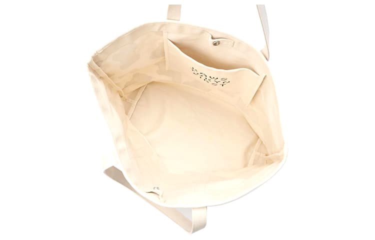 UNIQLO Kaws Uniqlo Collaboration Хлопковая большая сумка Сумка для покупок Сумка на плечо Унисекс Цвет слоновой кости