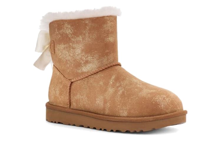 UGG Mini Bailey Bow Glimmer Chestnut Женские